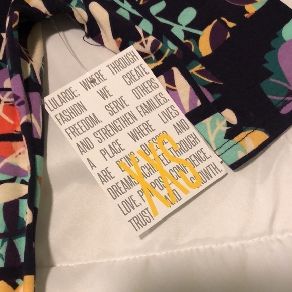 NWT LuLaRoe Julia dress with design - Picture 3 of 7